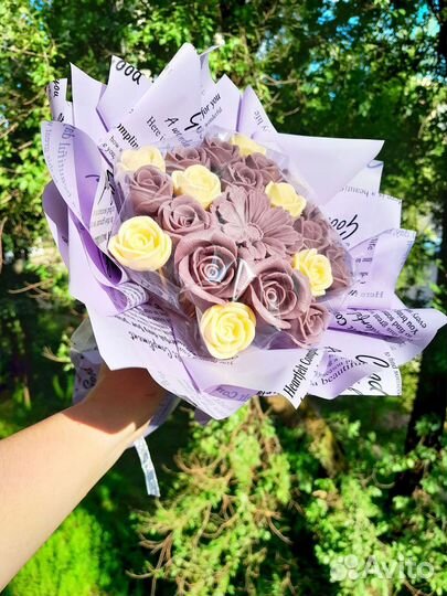 Букет из шоколадных роз