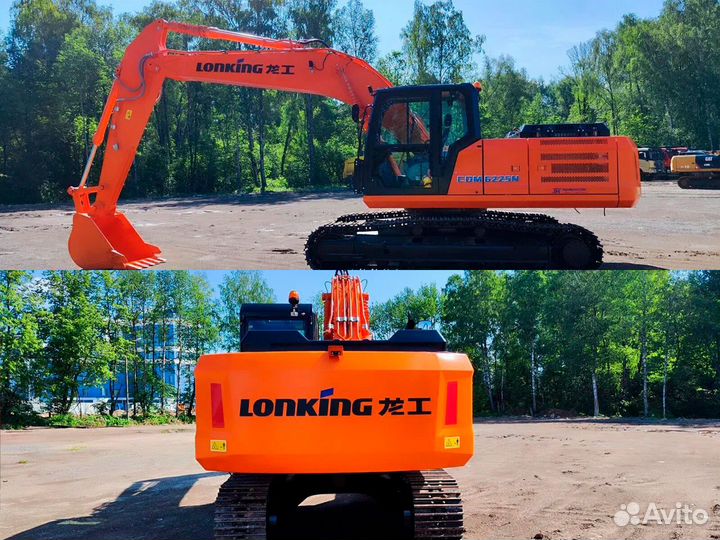 Гусеничный экскаватор Lonking CDM6225N, 2024