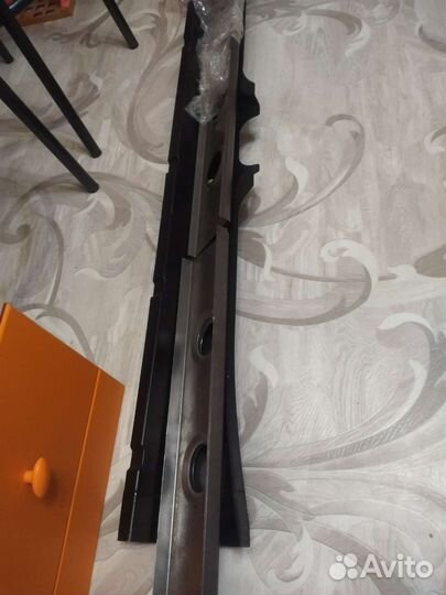 Порог с комплектом усилителей на приору