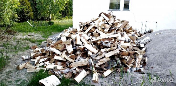 Дрова в укладку любого объема Березовые в Выборге