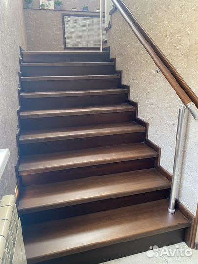 Покраска лестниц по месту (без разбора)