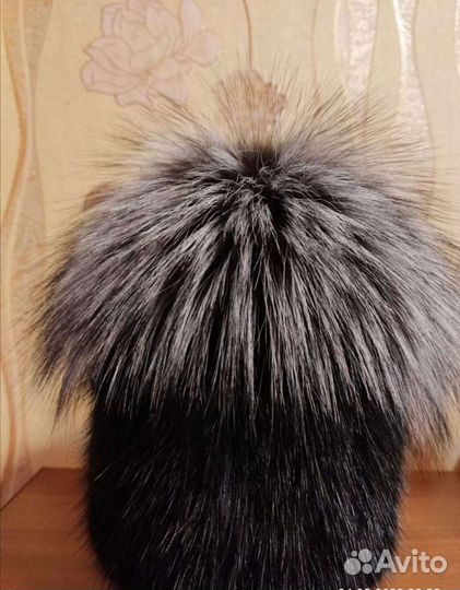 Шапка норковая женская бу
