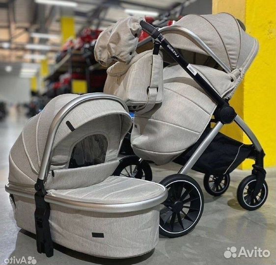 Коляска Luxmom 750 2в1 и 3в1 новая