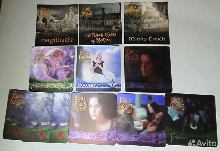 Значки, брелоки, магнит, карточки Властелин колец