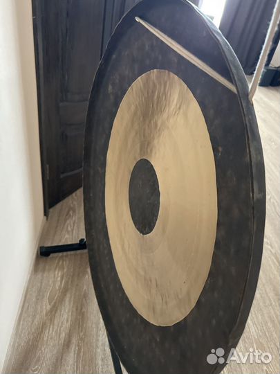 Гонг 80см на стойке, стик в комплекте