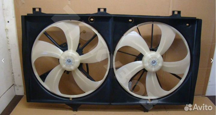 Camry v40 06-11 Новый вентилятор радиатора в сборе