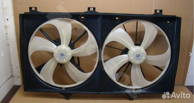 Camry v40 06-11 Новый вентилятор радиатора в сборе