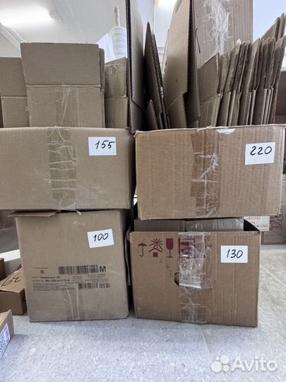 Коробки картонные маленькие бу