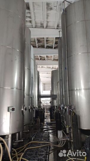 Танк лагерный для хранения пива форфас 3000л