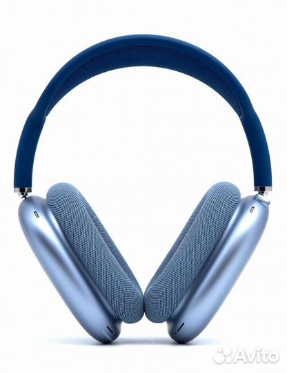 Безпроаодеые наушники airpods pro max синие новые