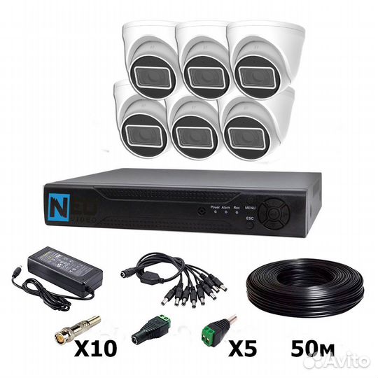 Видеонаблюдение +для квартиры готовые комплекты