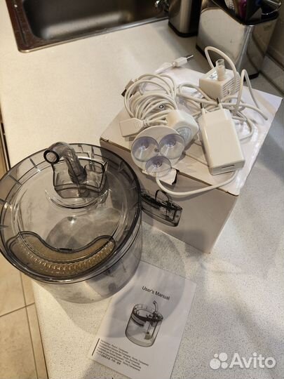 Фонтан поилка для кошек