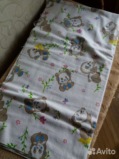 Пеленки фланель ткань