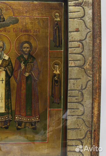 Икона Св.Василий, Григорий Богослов, Иоанн Златоус