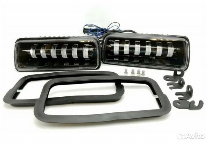 Подфарники диодные SAL-MAN для Нива