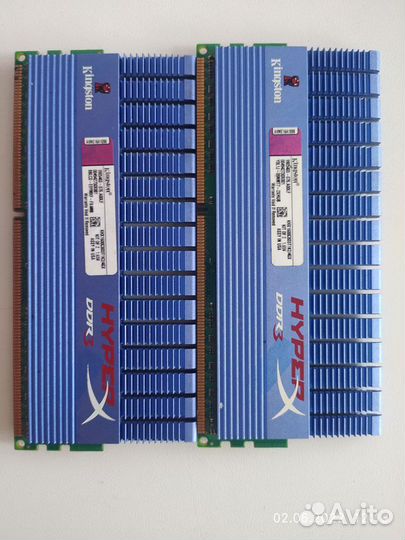 Оперативная память Hyper-X ddr3 2х2gb (4gb)