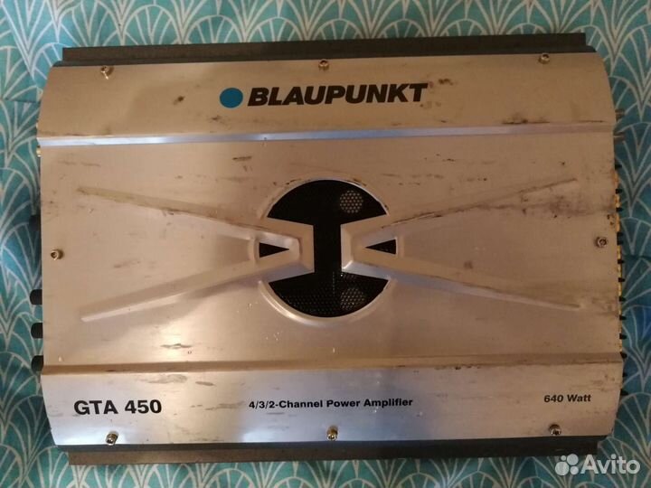 Автомобильный усилитель звука Blaupunkt GTA 450