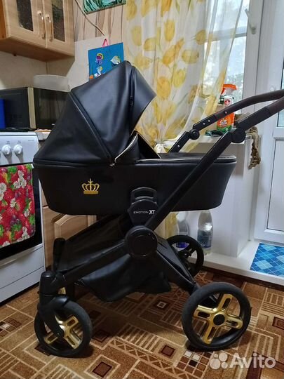 Коляска Lonex 3 в 1 эко кожа