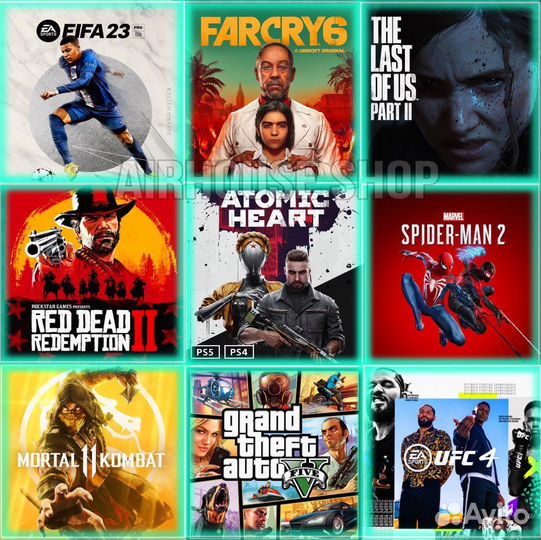 Любые Игры PS4 PS5 Лицензия