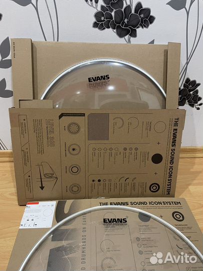 Пластик для бас барабана evans BD20G1