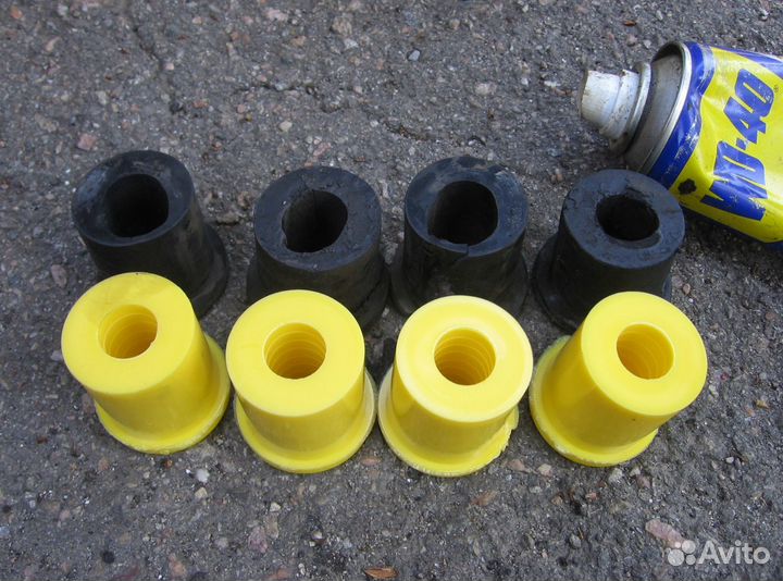 Полиуретановые втулки, сайлентблоки, прокладки