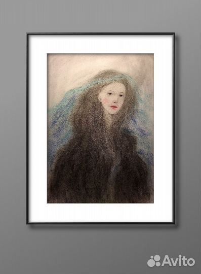 Современное искусство картина девушка