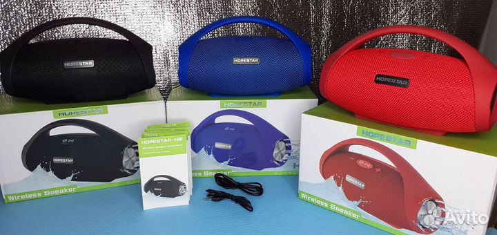 Колонка Hopestar Бумбокс 3D звук Мощный бас