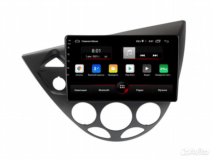 Магнитола Ford Focus 1 Android