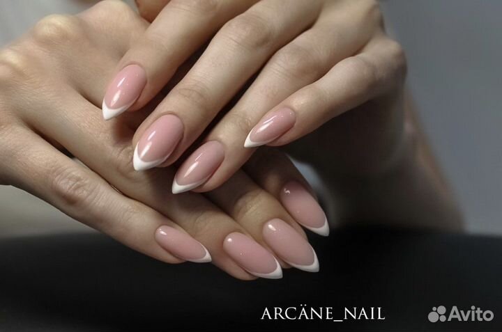 Маникюр, покрытие гель лаком, наращивание