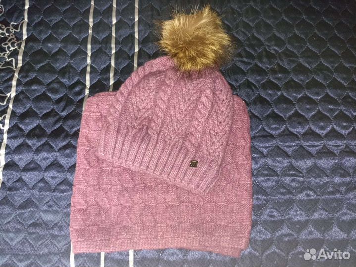 Новые и бу шапки, комплекты,перчатки на 52-54р