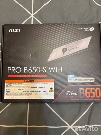 Материнская плата msi pro b650-s wifi