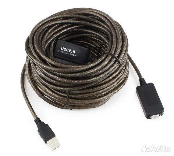 Кабель удлинитель USB Am-Af активный 15.0 м