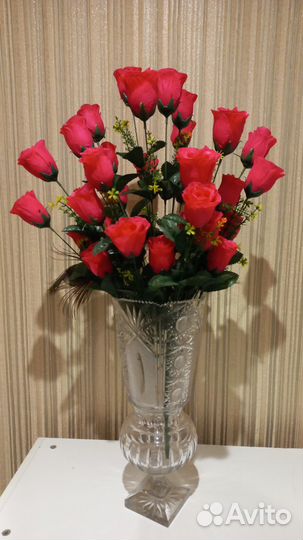 Искусственные цветы букеты роз