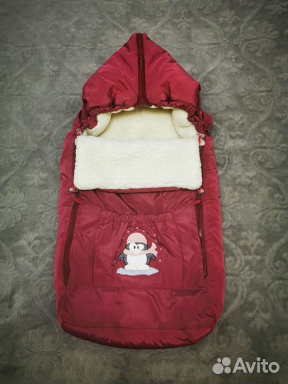 Зимний конверт в коляску