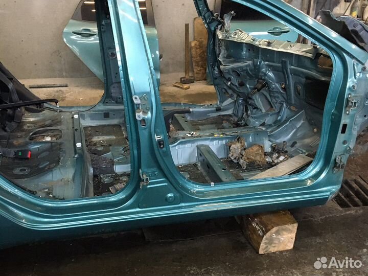 Порог со стойкой kia rio