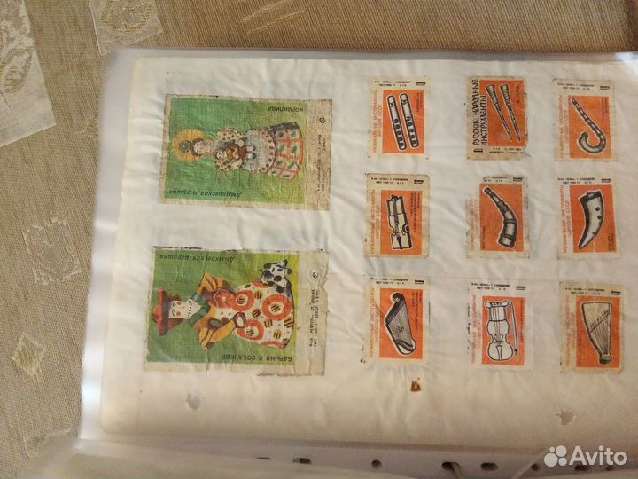 Коллекция наборов спичечных этикеток