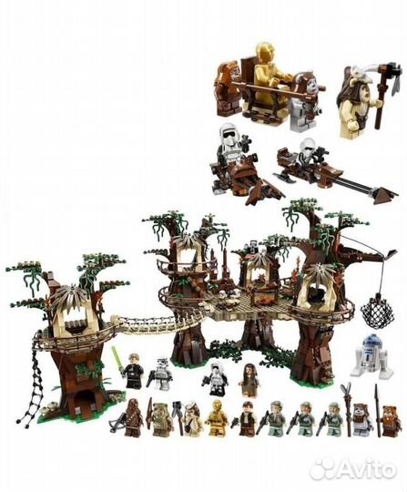 Lego Star Wars деревня эвоков