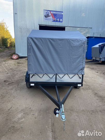 Прицеп двухосный 2.5х1.5 бортовой усиленный
