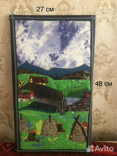 Картина ручной работы пэчворк