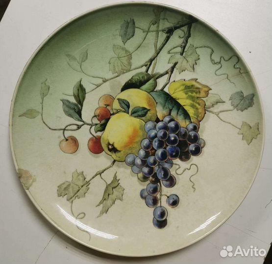 19 век villeroy boch mettlach. Настенная тарелка