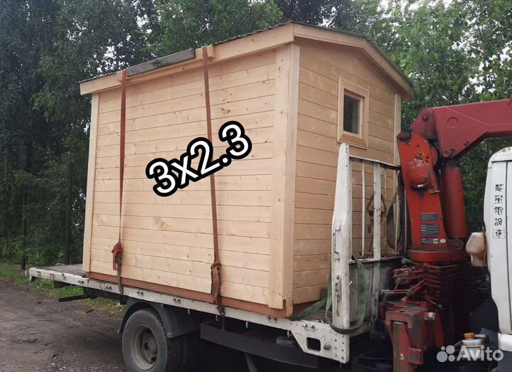 Мобильная баня 3м