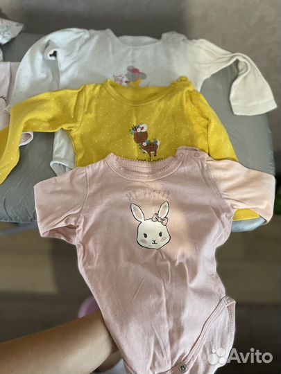 Вещи пакетом на девочку 68 74