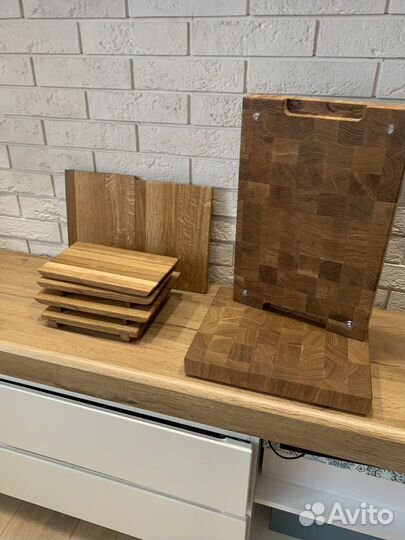 Доска разделочная торцевая