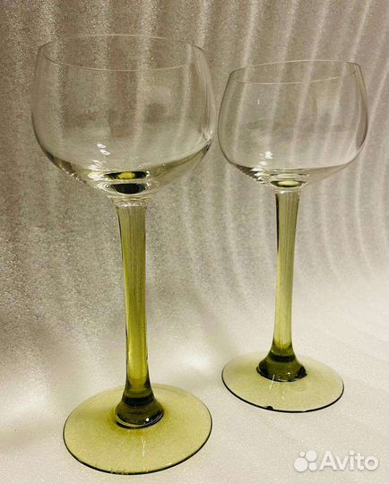 Хрустальные фужеры цветные