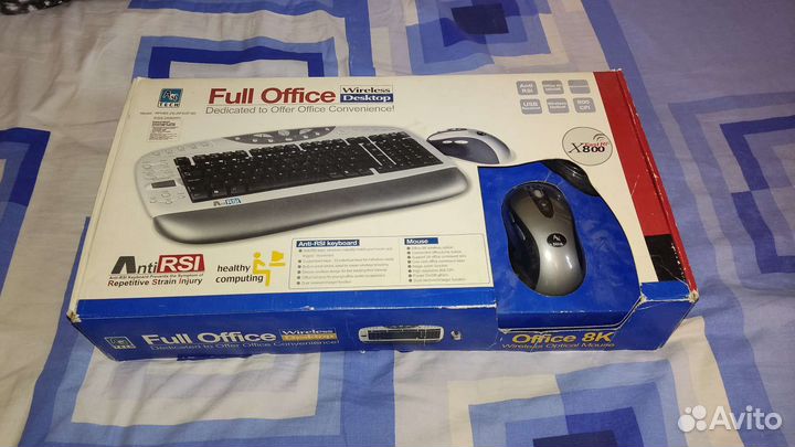 Комплект беспроводных мыши и клавиатуры A4Tech