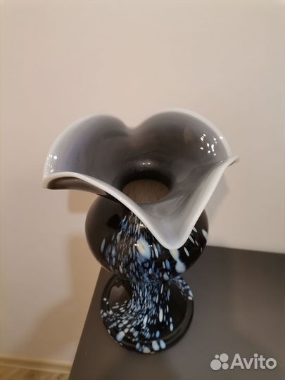 Ваза цветное стекло СССР