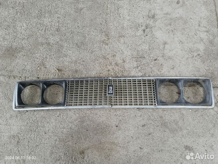 Решетка радиатора ваз 2106никель хром