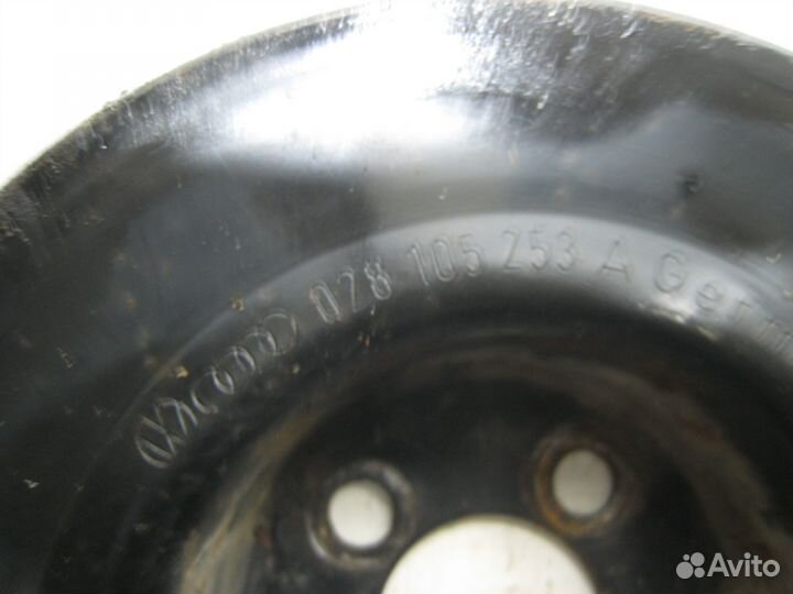 Шкив коленчатого вала 0280105253A Ауди 80 1994г