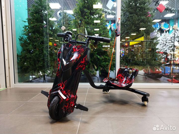 Электроскутер Drift Car Красная Молния