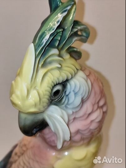 Фарфоровая статуэтка «Papagei Kakadu» Karl Ens Гер